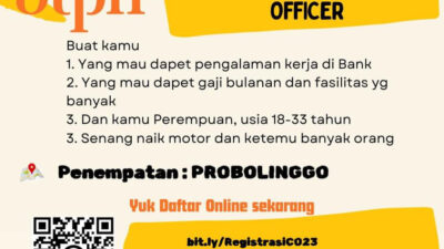 Info Lowker Probolinggo! Bank BTPN Syariah Membuka Peluang Kesuksesan Untuk Kalian