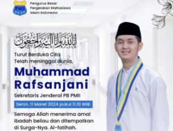 PMII Berduka: Rafsanjani, Sekretaris Jenderal PB PMII, Meninggal Dunia