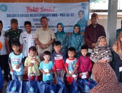 Bantuan Sembako dan Santunan Anak Yatim Diserahkan oleh Pj Bupati dan Pj Ketua TP PKK Kabupaten Probolinggo