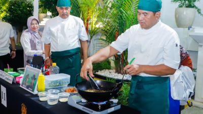 Pj Wali Kota Probolinggo Meraih Juara dalam Lomba Memasak Ikan Bandeng