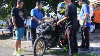 Tinjau Latihan Balap Motor, Nurkholis Beri Motivasi Atlet