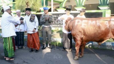 Masjid Agung Ar-Raudlah Kraksaan Terima 19 Hewan Kurban, Ternyata Dari Ini