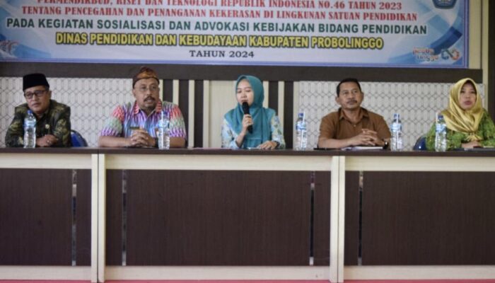 Cegah Kekerasan di Lingkungan Pendidikan, Disdikdaya Probolinggo Adakan Sosialisasi