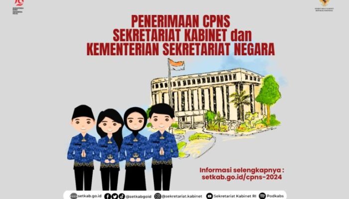 Setkab dan Kemensetneg Buka Pendaftaran CPNS, Begini Rinciannya