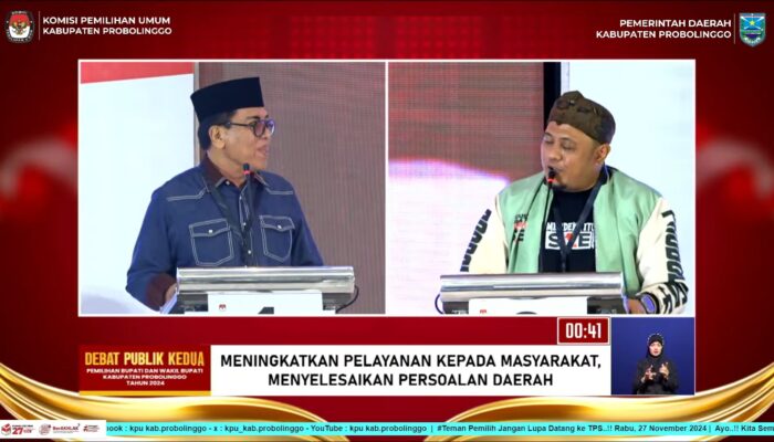 Debat Kedua Pilbup Probolinggo, Ra Fahmi Sentil Rasit Soal Pupuk