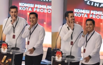 Paslon Handal Bersinar Tutup Debat Pertama Dengan Gaya Mewing, Apa Itu?