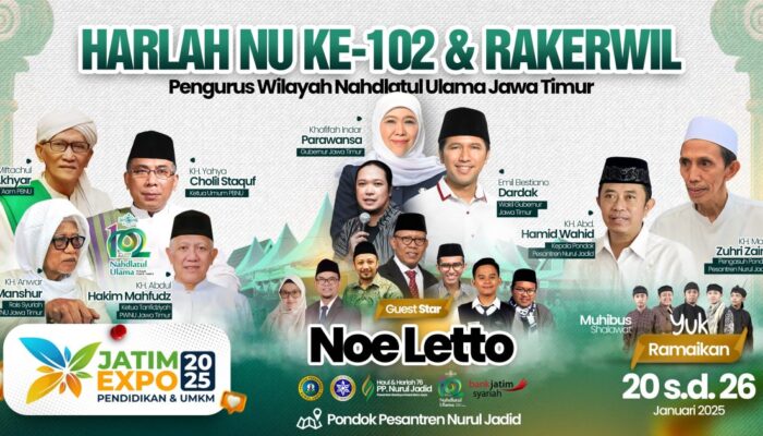 Nurul Jadid Jadi Tuan Rumah Harlah ke-102 NU dan Rakerwil PWNU Jatim, Ini Kegiatannya