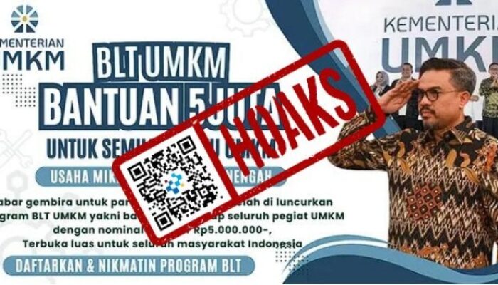 Hoaks! BLT UMKM Rp5 Juta Beredar di Instagram, Masyarakat Diminta Waspada